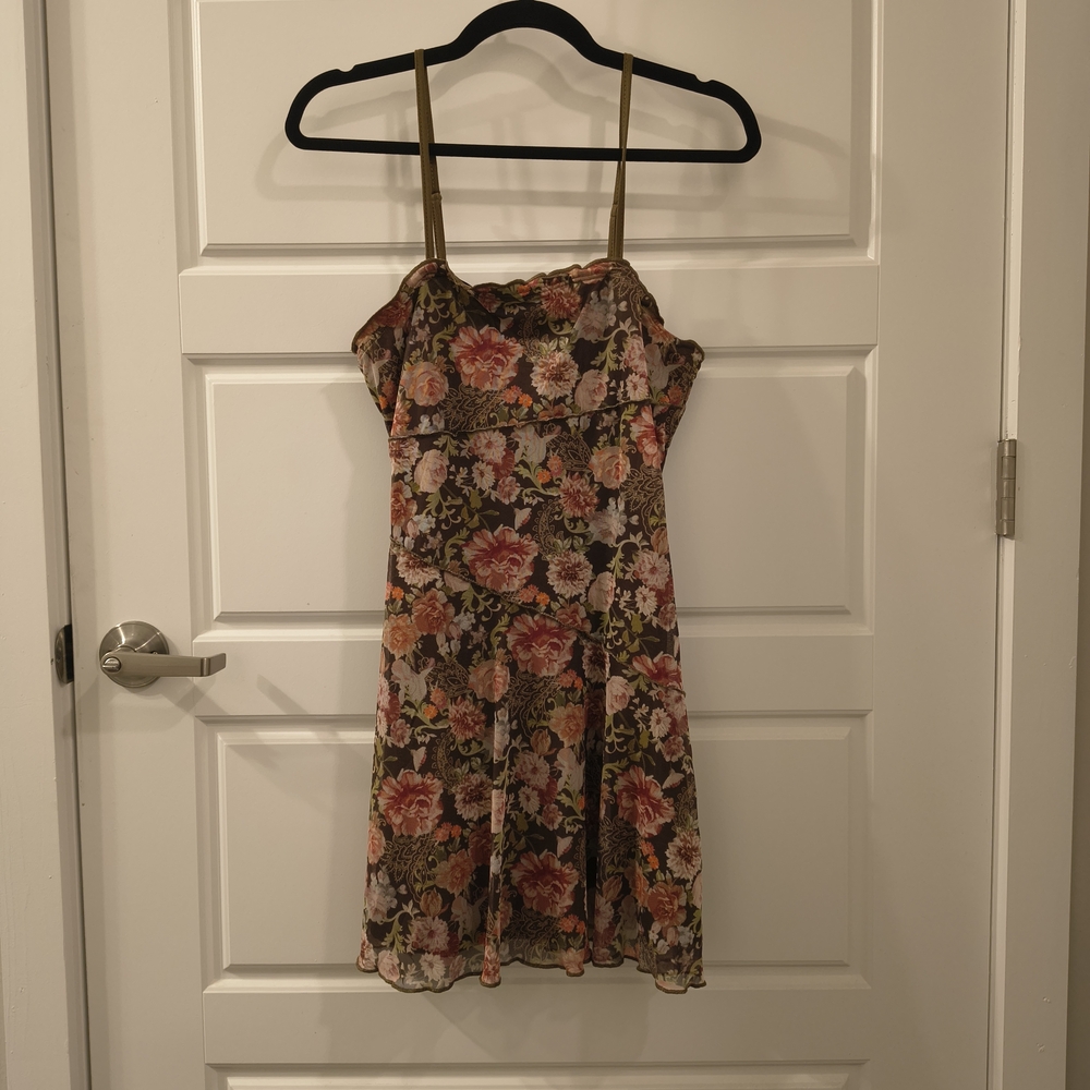 Floral Spaghetti Strap Dress